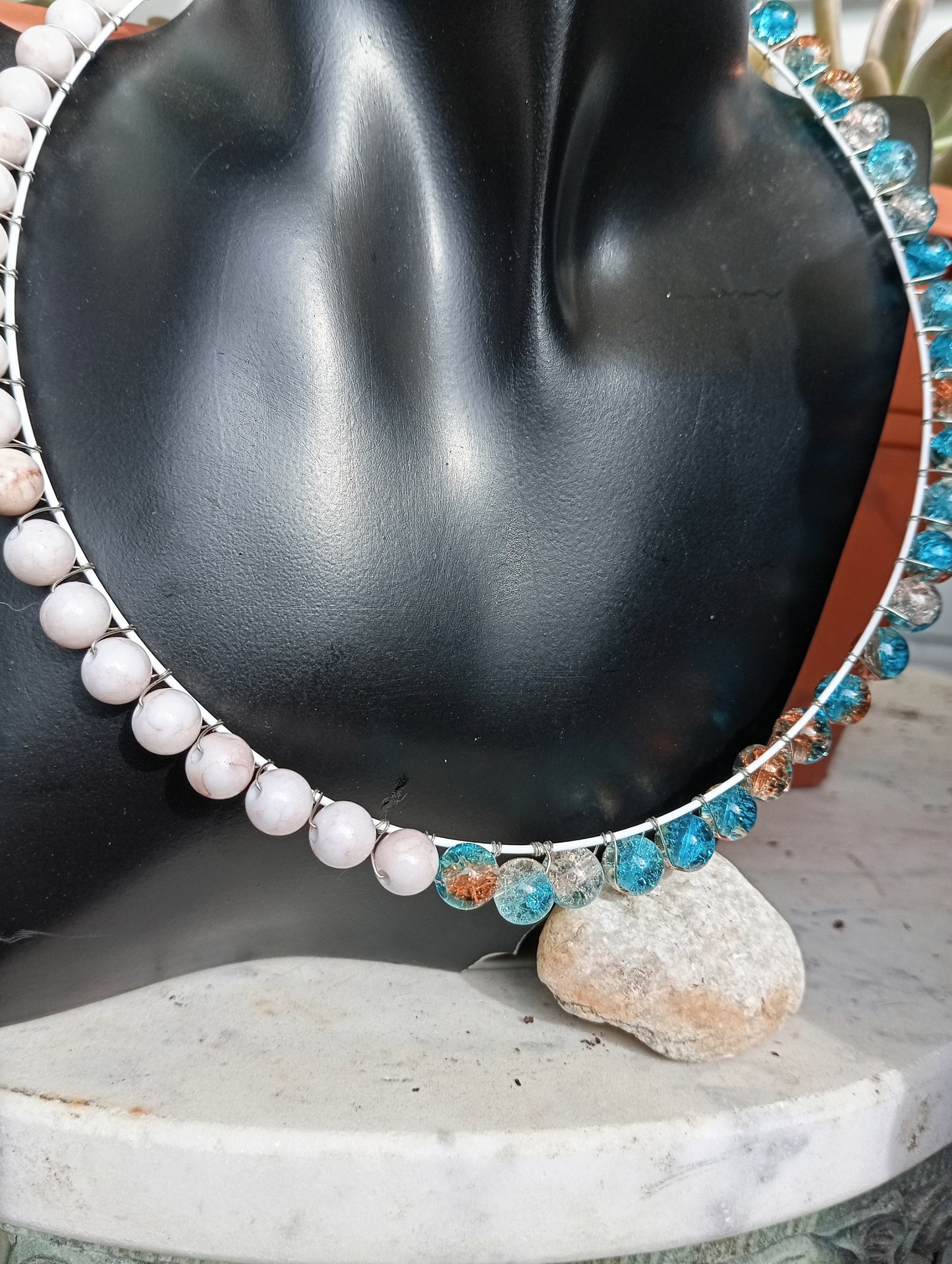 Collar con cuentas