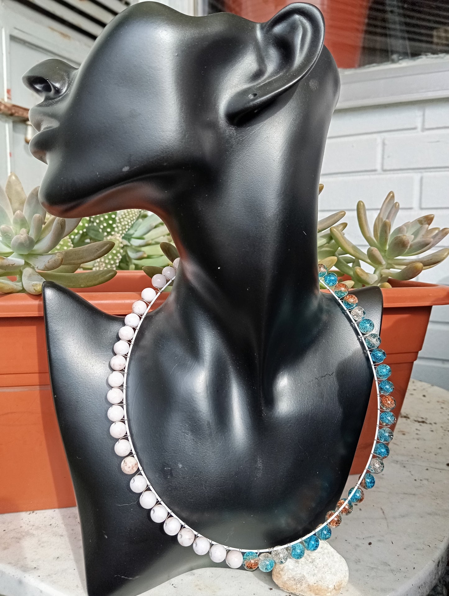 Collar con cuentas
